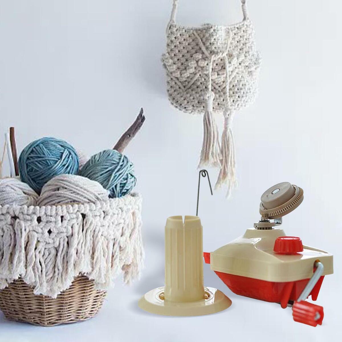 Wool Fiber Ball Winder Manual  Set up and Use Low Noise String Holder