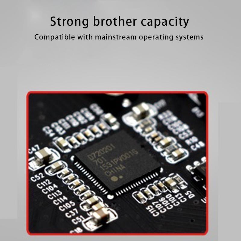 4-Port PCI-E to USB 3.0 PCI Express Expansion Card PCIE Card Speed Up to 5Gbps