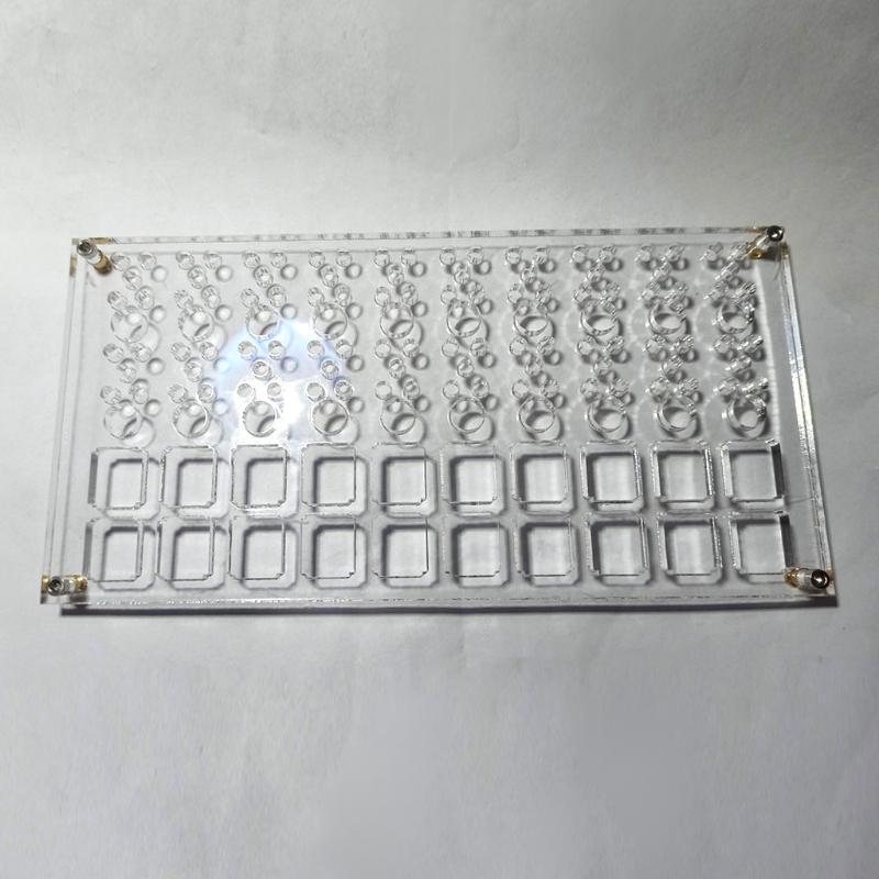Mechanical Keyboard Parts 20 Switch Lube Modding Station Platform Acrylic Board