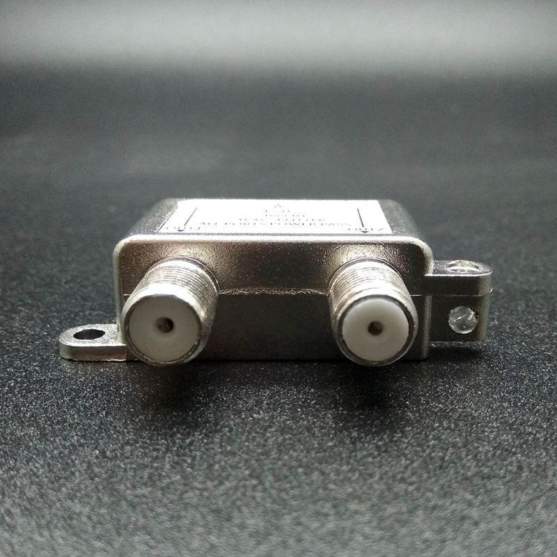 2Way Connector Adapter for TV Video VCR Antenna TV Cable Satellite Tuner Antenna