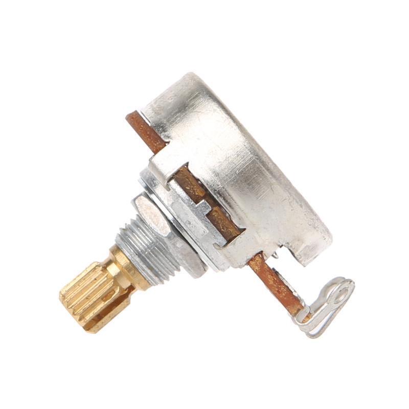 B250K Potentiometer Splined Pot Electric Guitar Bass Effect Amp Tone Volume