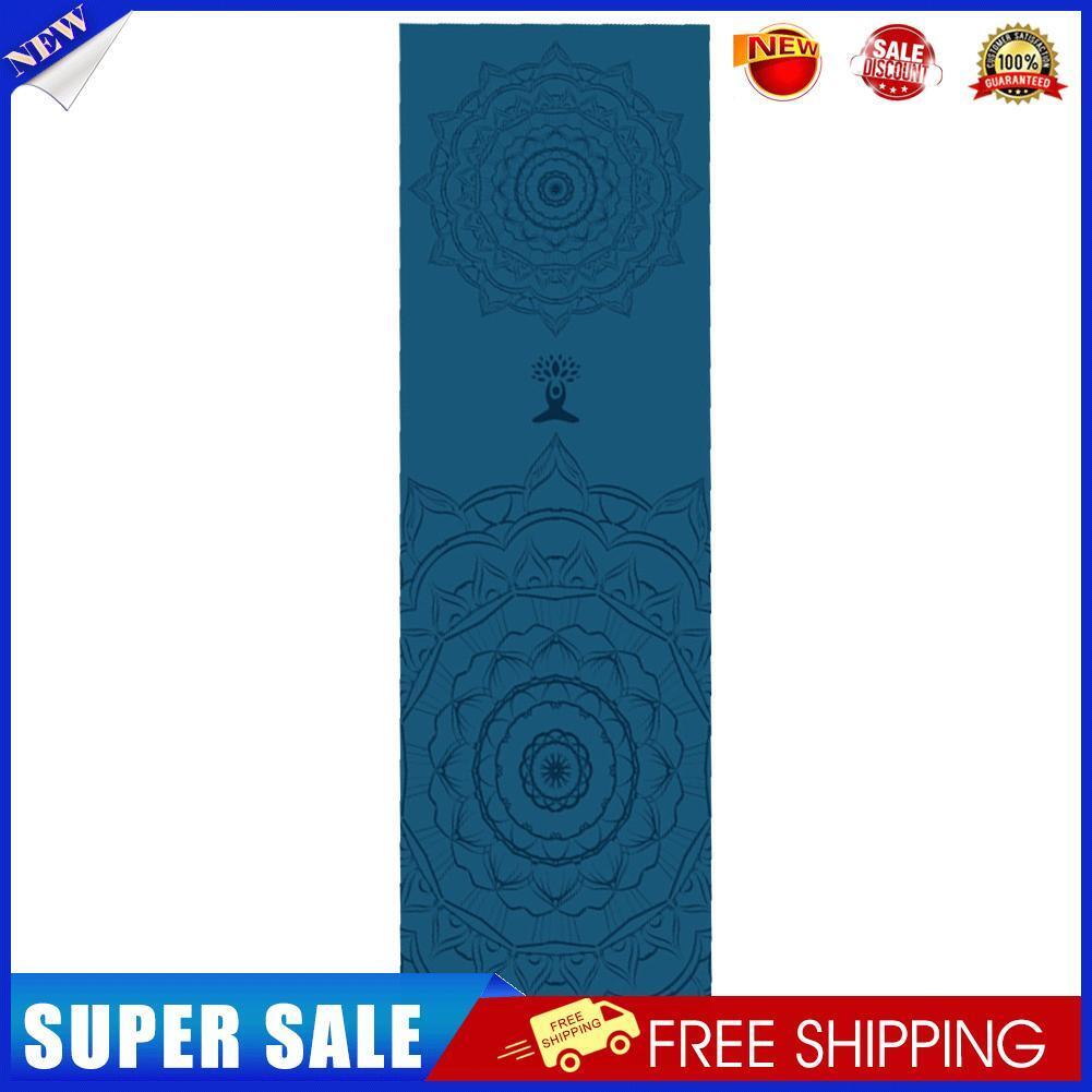 Portable Double Layer Printed Yoga Towel Quick Drying Pilates Towels (B)