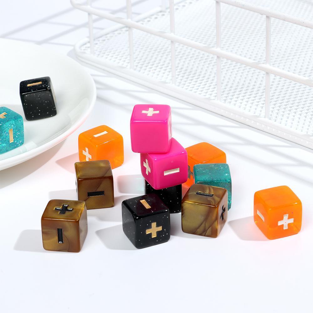 Minus Dice Two-color Dices Mathematical Operation Dice Board Game Accessories