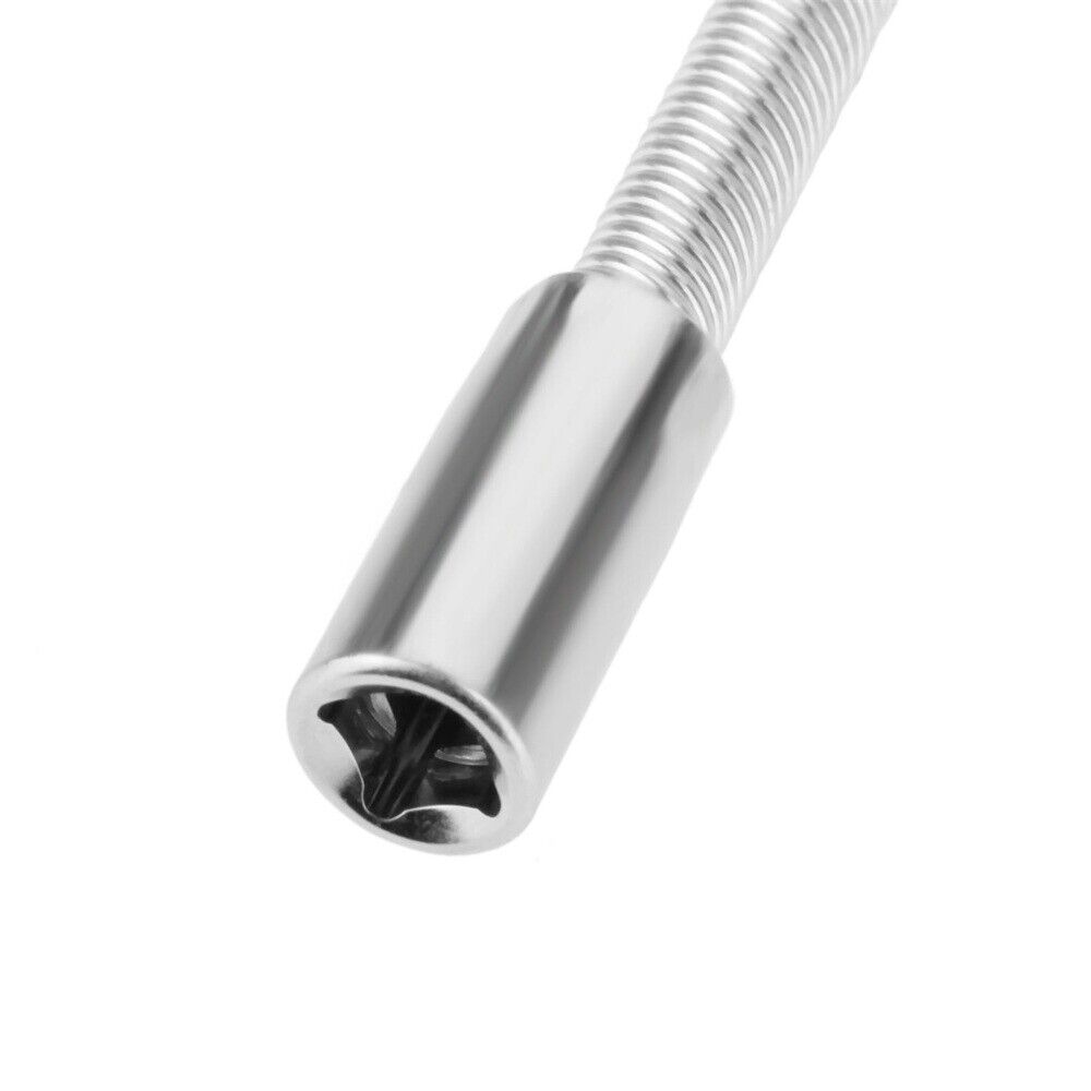 145mm Long 1/4" Drive Flexible Extension Socket Ratchet Bar Spring Hand Tool 1X