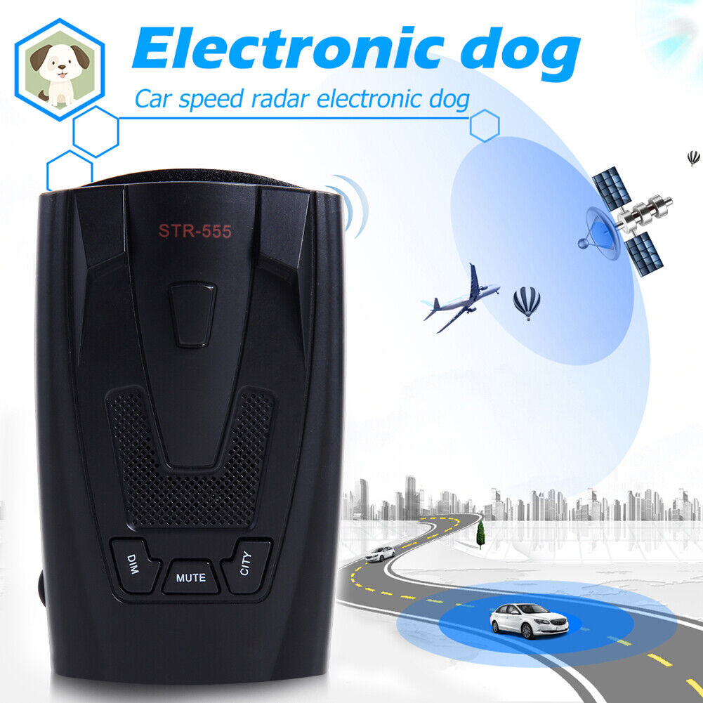 STR-555 Radar Detector English Russian Thai Voice Vehicle Speed Alert X K