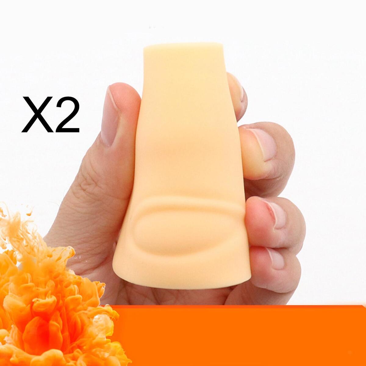 1 Pair Tattoo Practice Skin Soft Silicone for Salon Supplies Makeup Artist