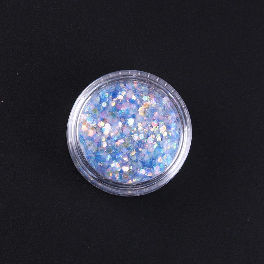 Hexagon Glitter Nail Art Sequins Sparkling Face Eye Makeup Slice Flakes (09