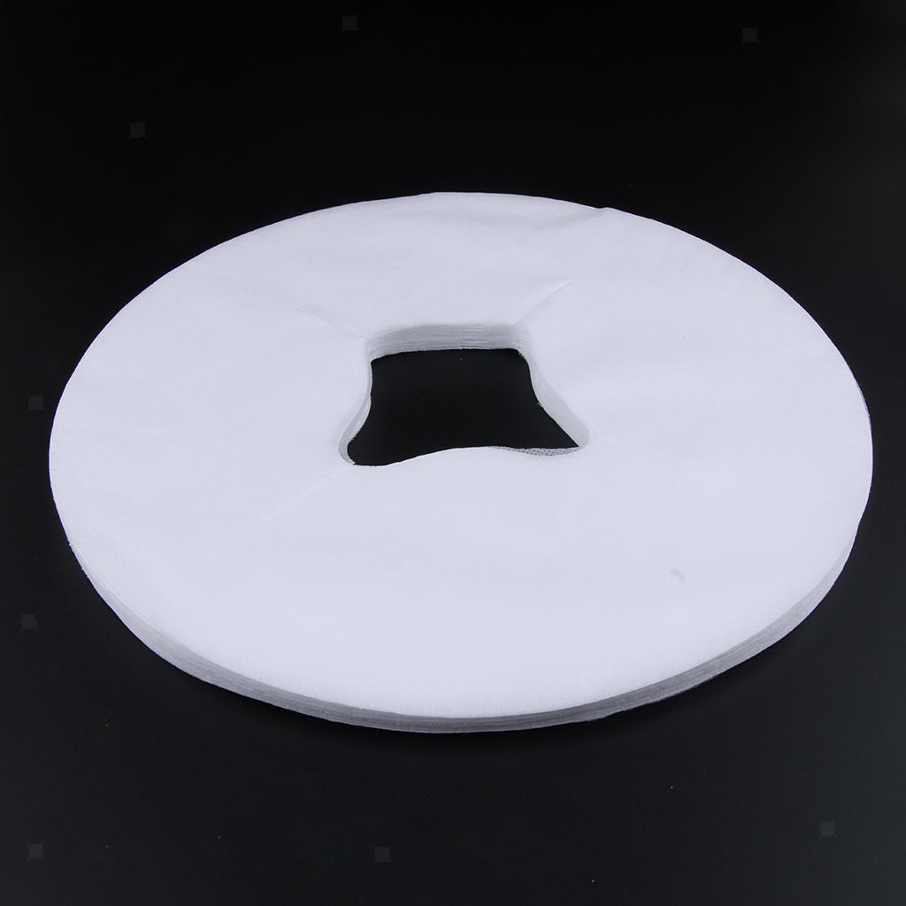 100 Pcs Silicone Massage Table Cradle Face Pillow HeadRest Disposable Covers