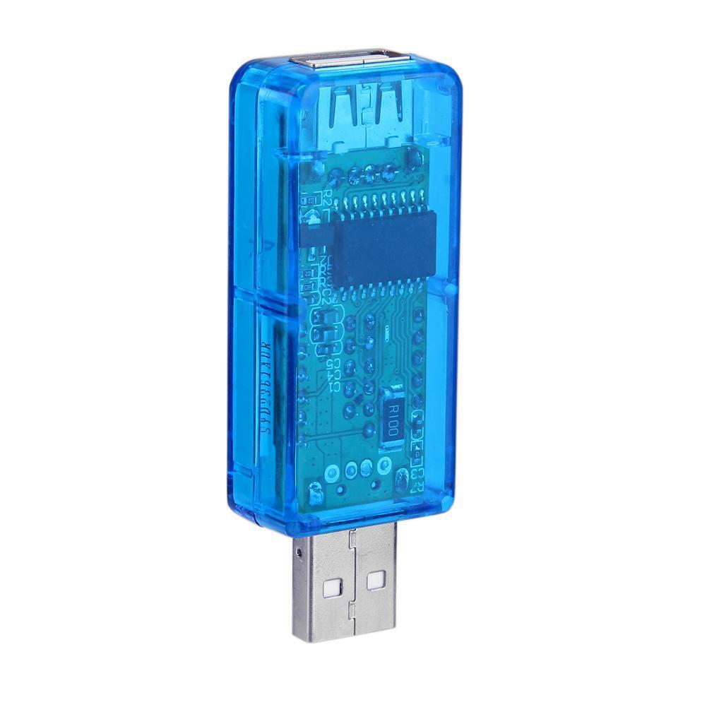 USB Charger DC 3.2-10V 0-3A Red+Red LED Display Current Voltage Meter(Blue)