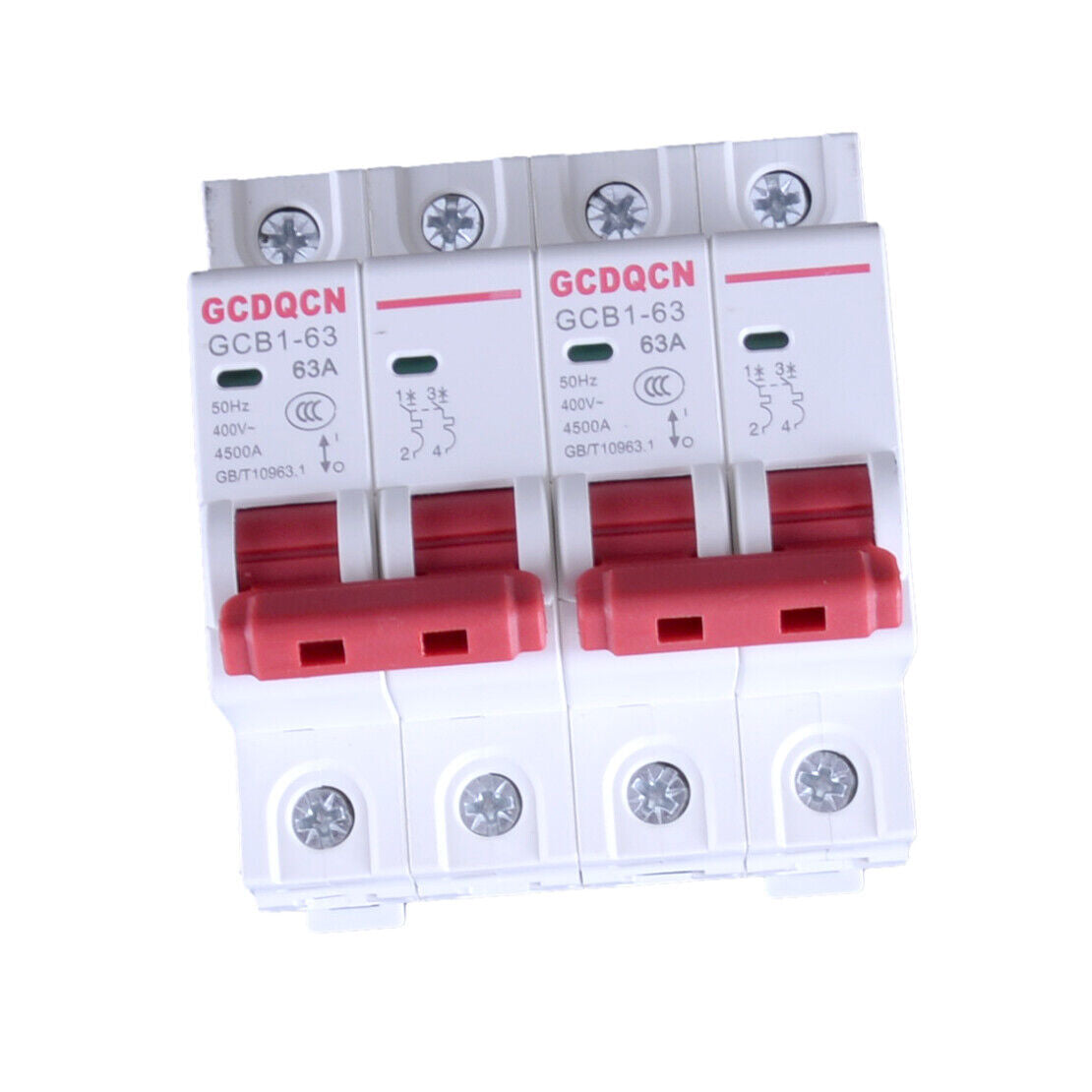 2P 63A MTS Dual Power Manual Transfer Switch Circuit Breaker MCB 50HZ/60HZ