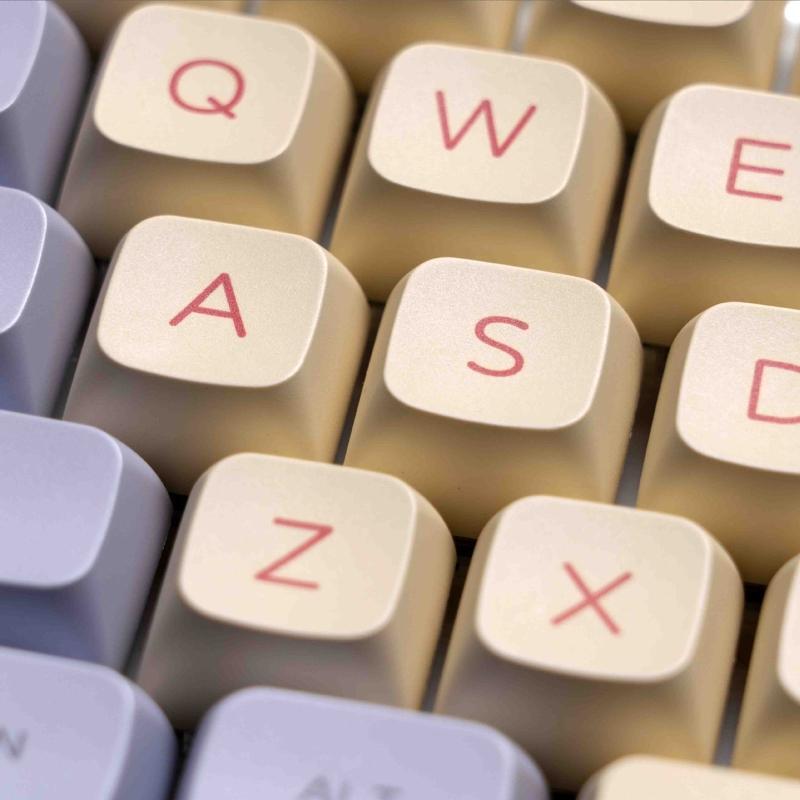 128Key Dye Sublimation Keycap XDA Profile Marshmallow Mechanical Keyboard Keycap