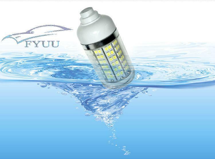 Underwater 108 Green LED Fishing Light Submersible Fishing Lamp 360 Degree View