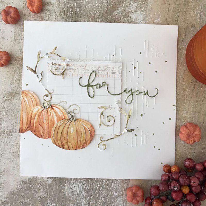 For You Metal Cutting Dies Stencil DIY Scrapbooking Album Stamp Paper Card Craft