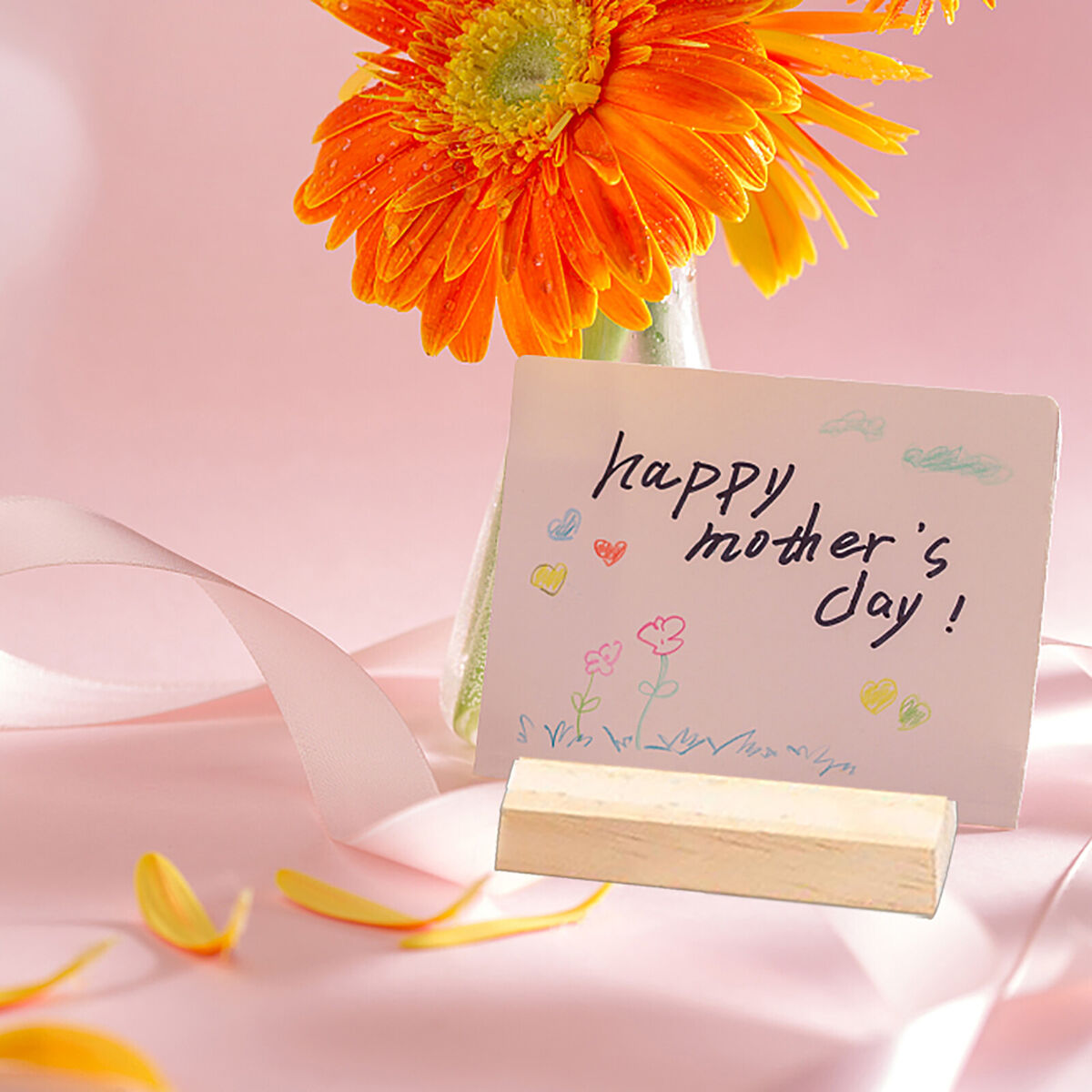 Wood Stands - Place Card Holder 12 Pack Wood Base Menu Table Number Stands