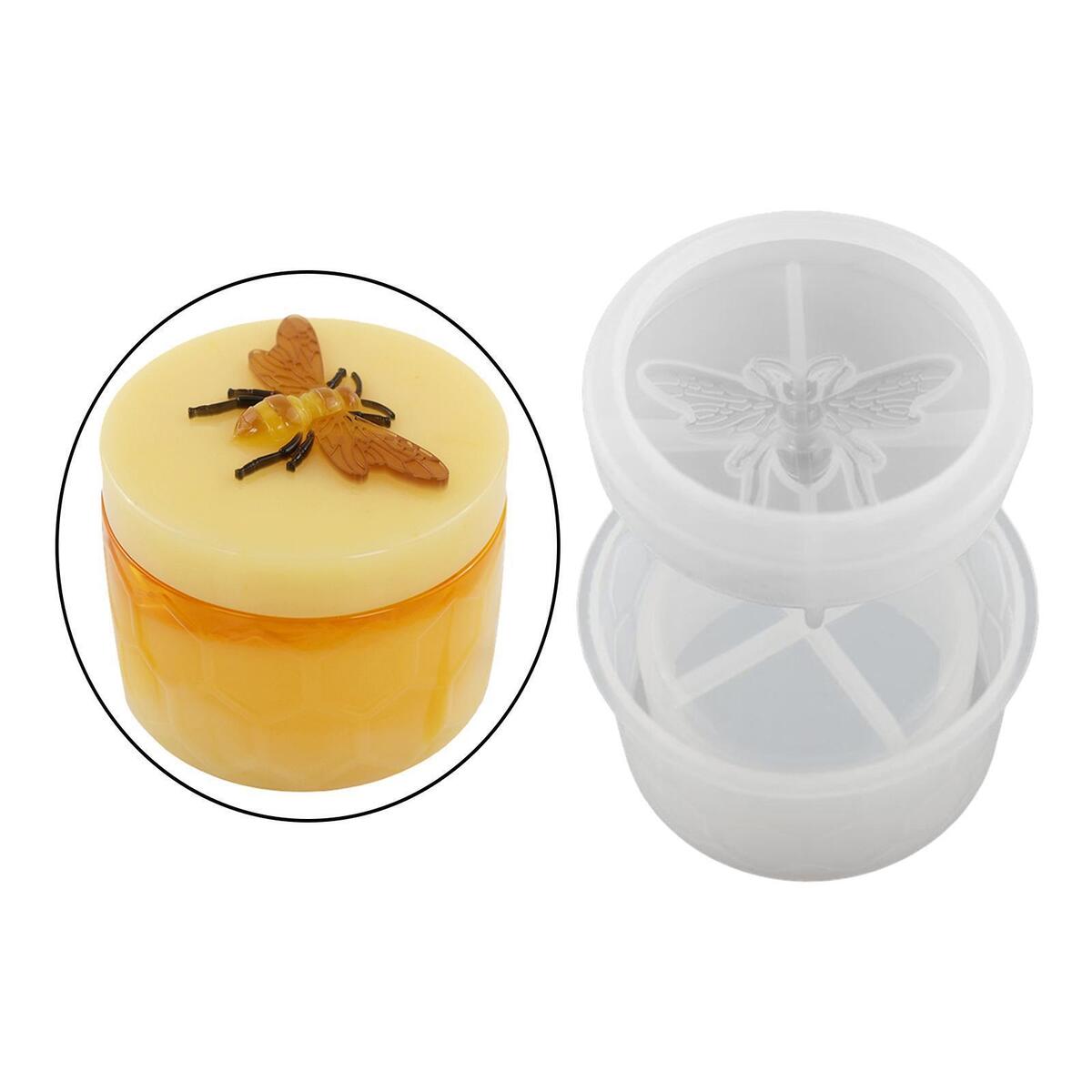 Silicone Jar Molds Reusable Handmade DIY Mould for   Jar Art Crafts