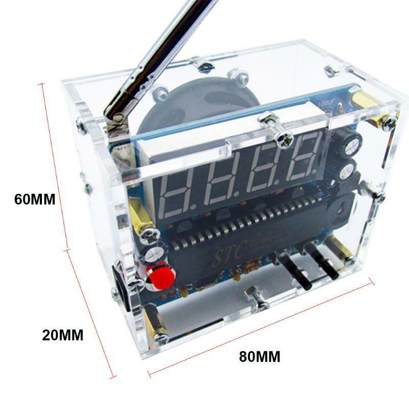 DIY Mini Digital FM Radio 87MHZ-108MHZ 2W 8ohm Speaker Electronics Kit Kits &DIY