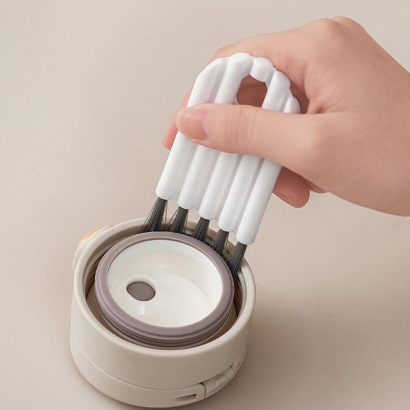 Portable Bottle Cleaning Brush Cup Lid Cleaning Brush Bottle Groove Detail Brush