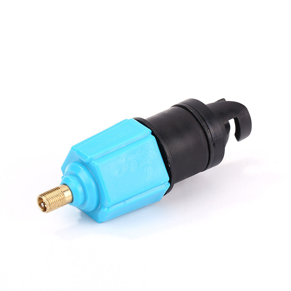 Air Valve Adapter Kayak Rowing Boat Pumps Adaptor for SUP Board (Blue)