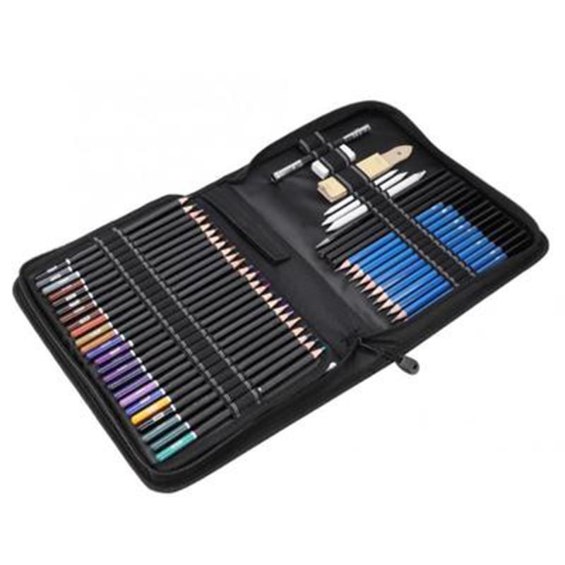 96pcs Sketch Drawing Pencils Set Charcoal Graphite Oil Colored Pencil for Artist