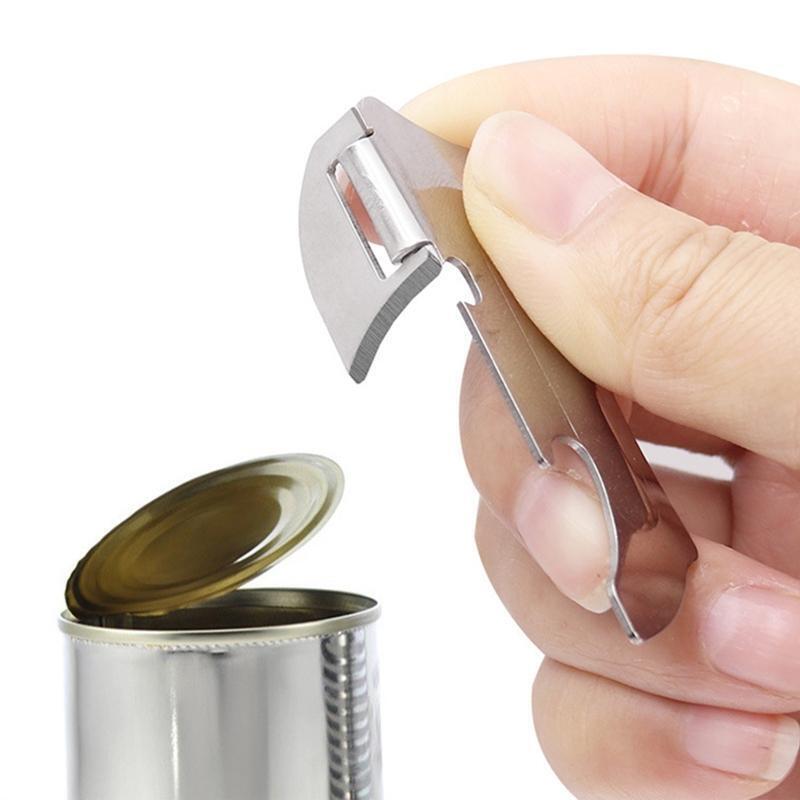 Polished Stainless Steel Small and Portable Beer Can Opener for Bar Beverage