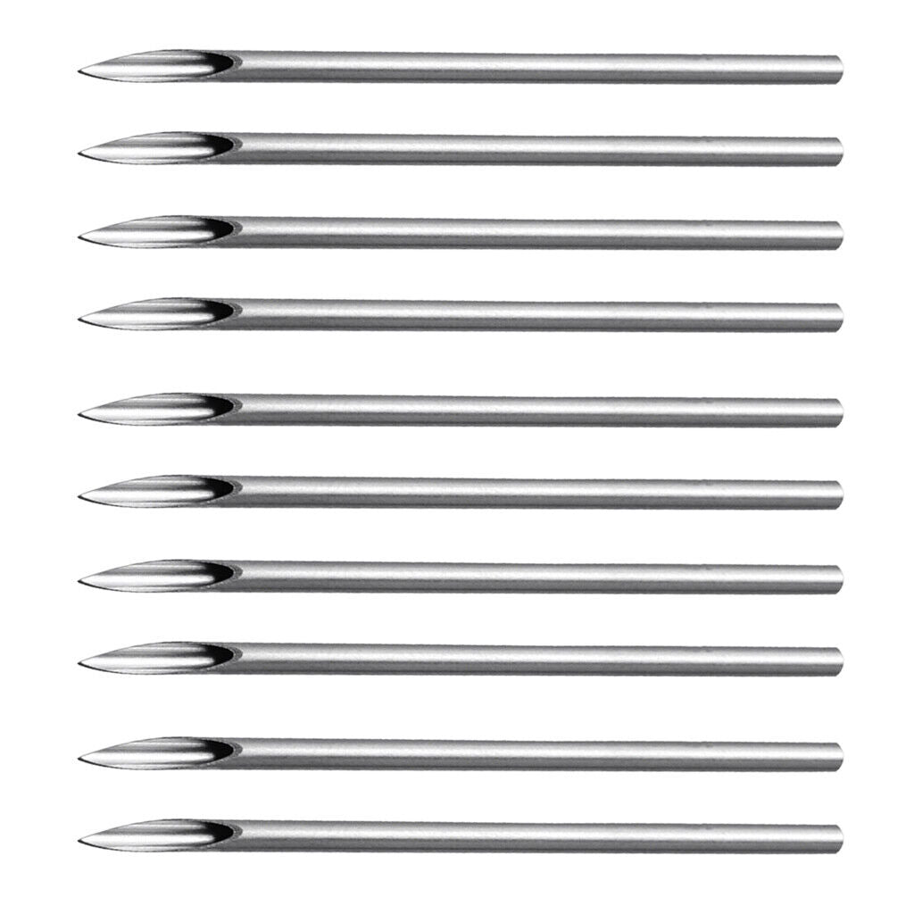 10/100 Pieces Sterilized Piercing Needles for Navel Ear Lip 16g 10pcs