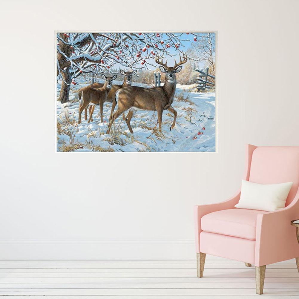 5D Diamond Painting Deer Embroidery DIY Craft Cross Stitch Home Decor