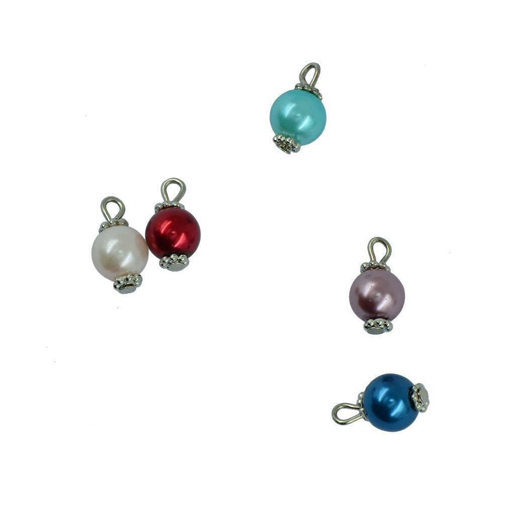 100 Pieces Colorful   Flat Daisy Charms Pendant Jewelry DIY