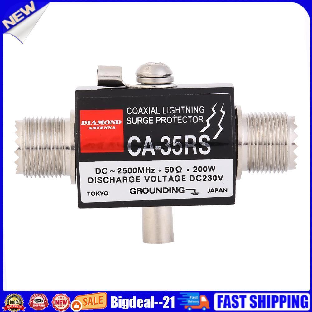 Coaxial Thunder Surge Protector Arrester UHF Female to Female Connector