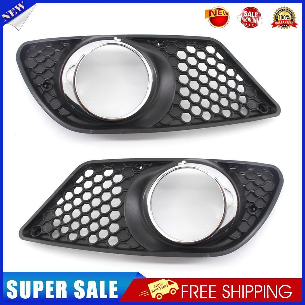 Front Bumper Fog Light Grille for Mercedes Benz C-Class W204 08-10 (1 Pair)