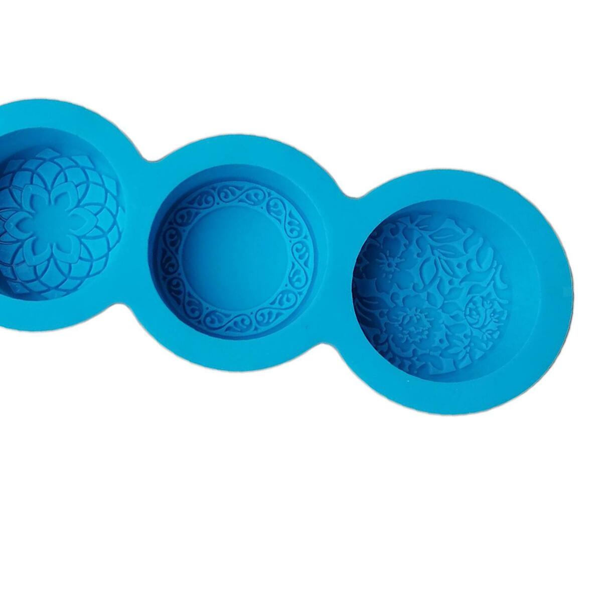 2 Pack Silicone Soap Mold Handmade Soap Molds Mooncake Pudding Jelly Mould