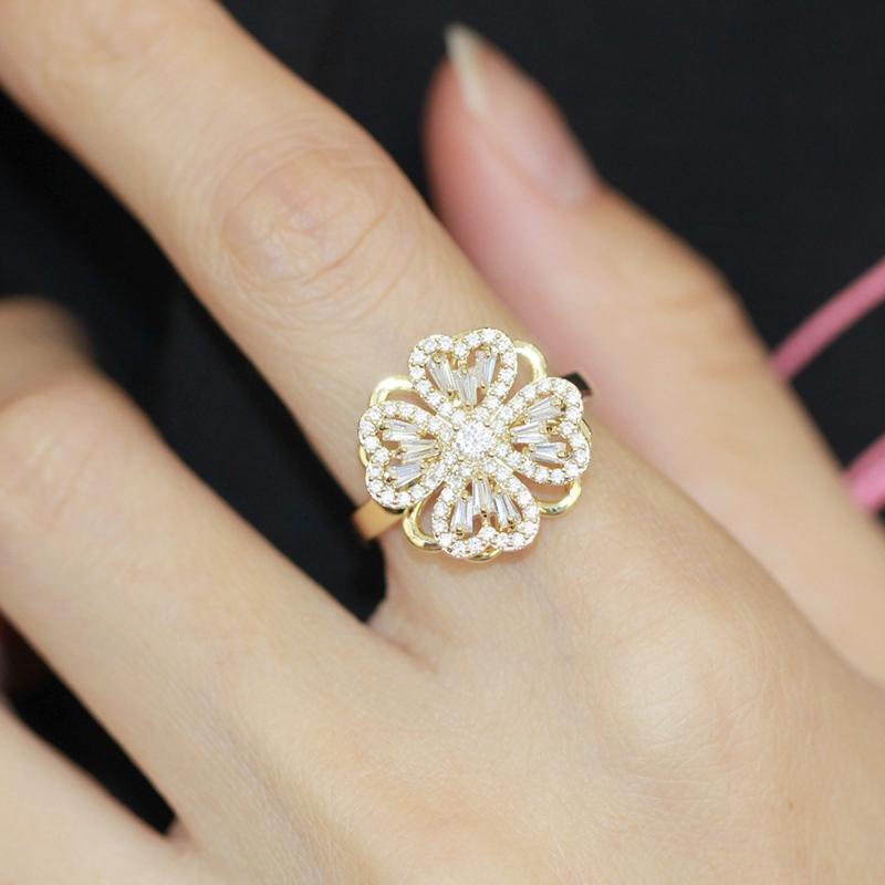 Decompression Ins Wind Temperament Light Luxury Opening Adjustable Finger Ring