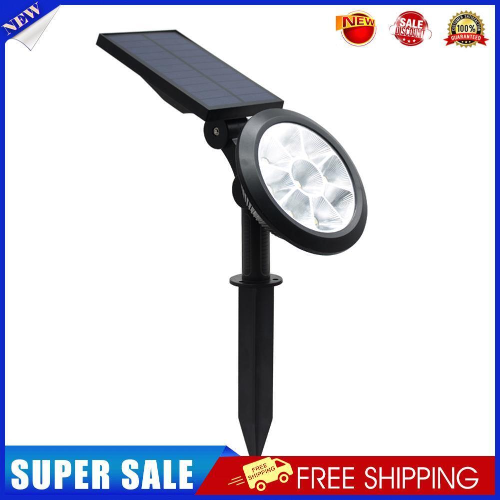 9 LED Waterproof Solar Spotlight Garden Lawn Ground Lighting Wall Lamp (B)