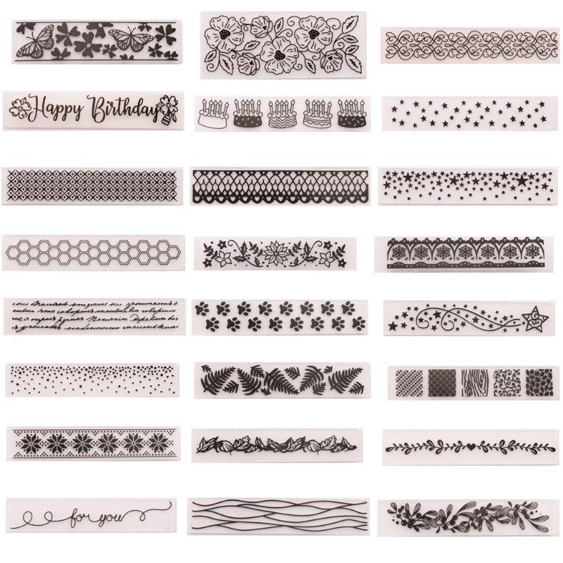 Happy Birthday Flower Embossing Folder Template for Gift Scrapbooking Photo Mold