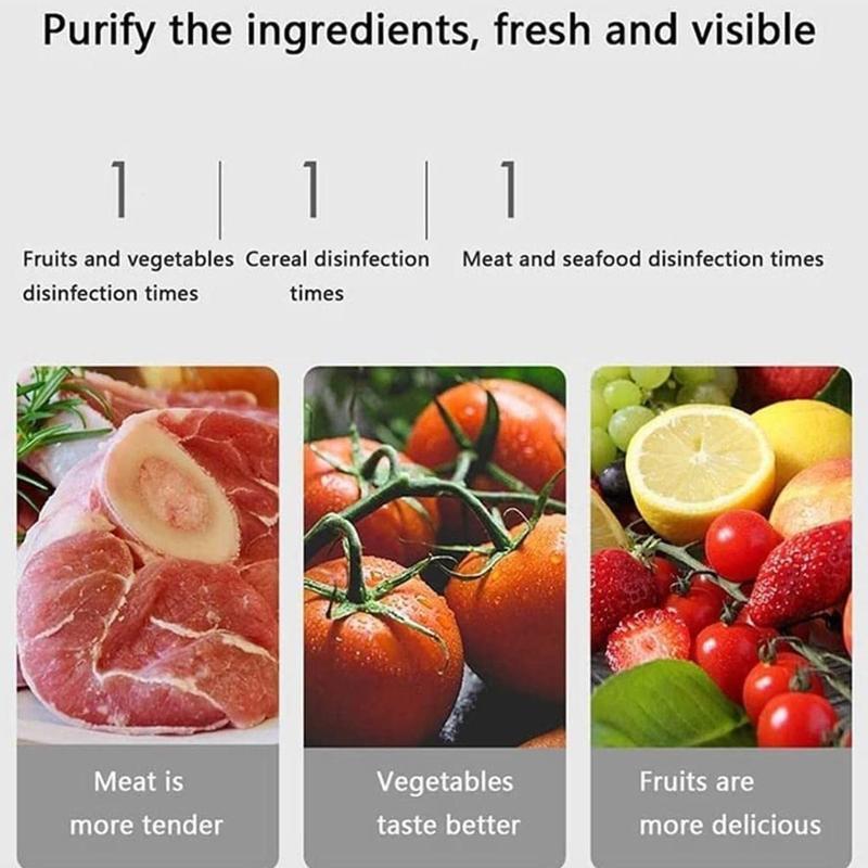 USB Fruits Washing Cleaner Food Purifier Portable for Fruit Vegetable Washing