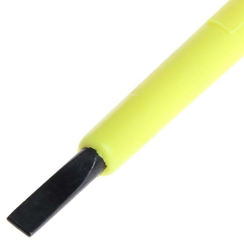 100-500V Voltage Detector Slotted Screwdriver Electric Tester Test Pen LED Light