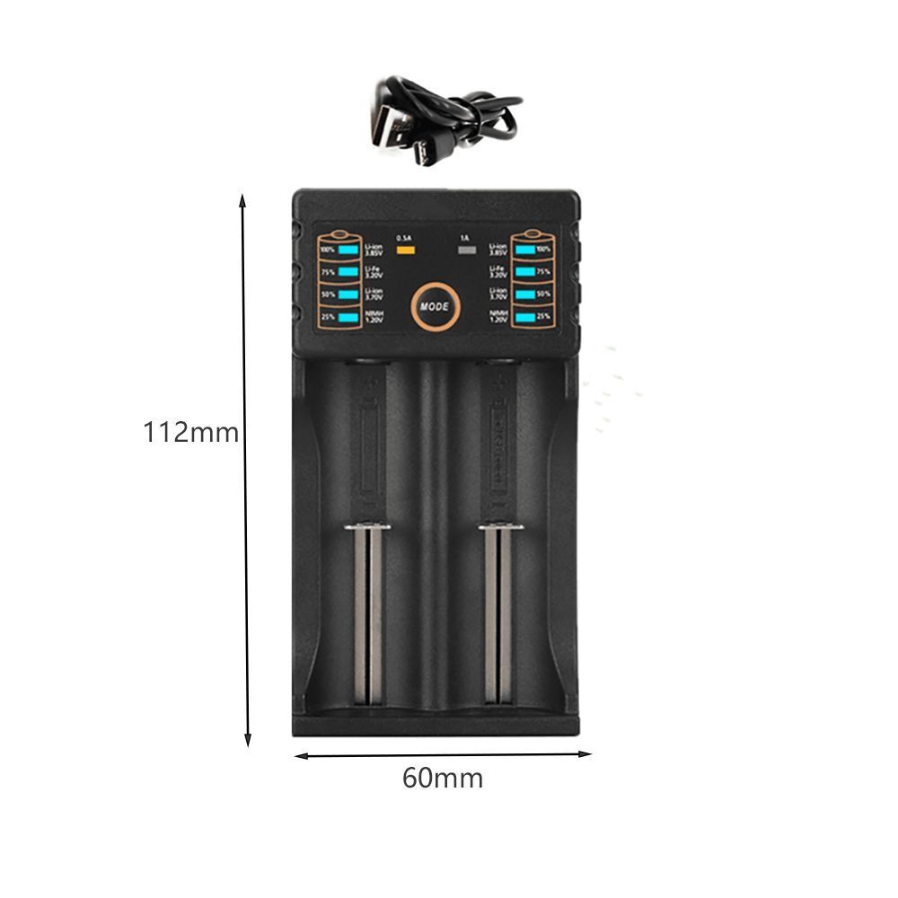 18650/26650/16340/14500 Battery Charger Lithium Battery Charging 5V2A
