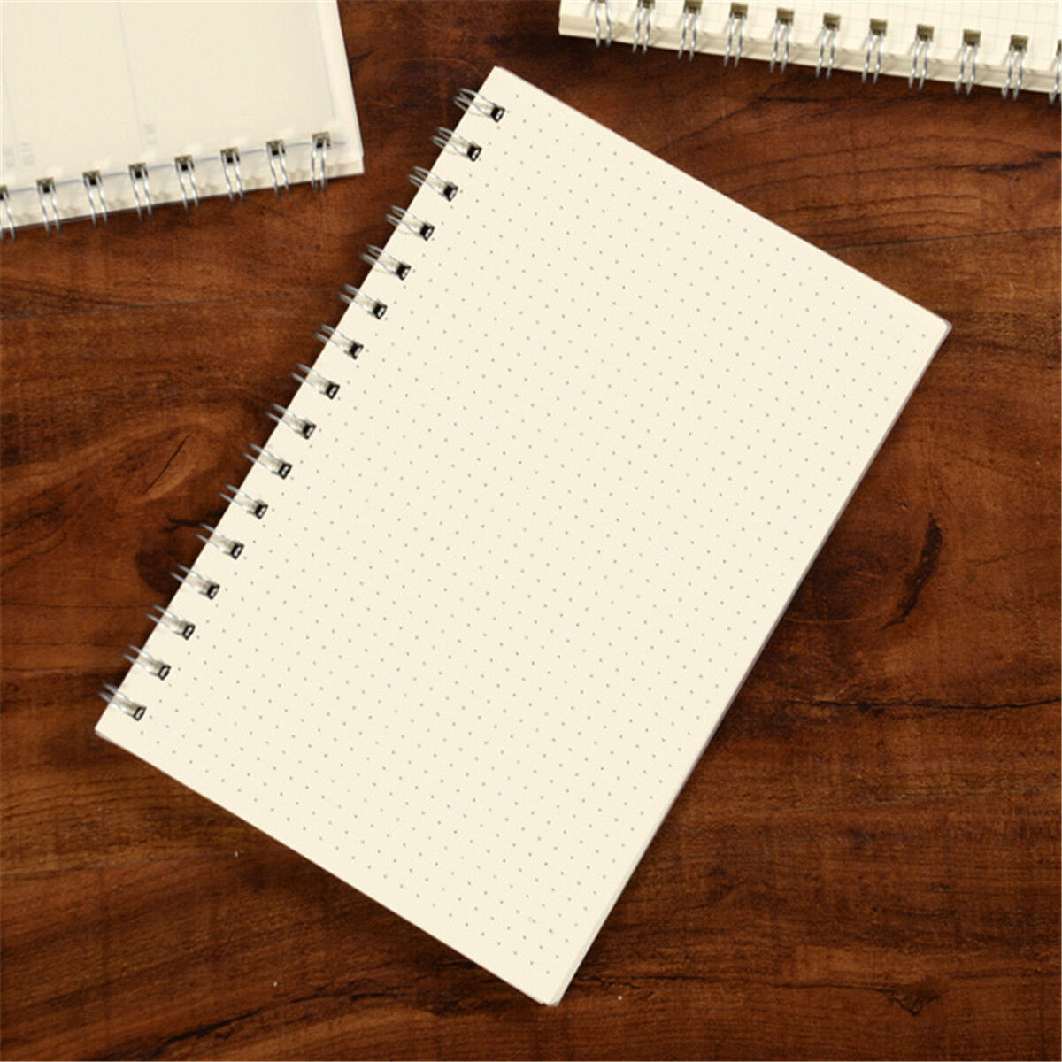 A5 Dot Grid Spiral Journal Diary Bullet Journal Notebook Hardcover Cardboard