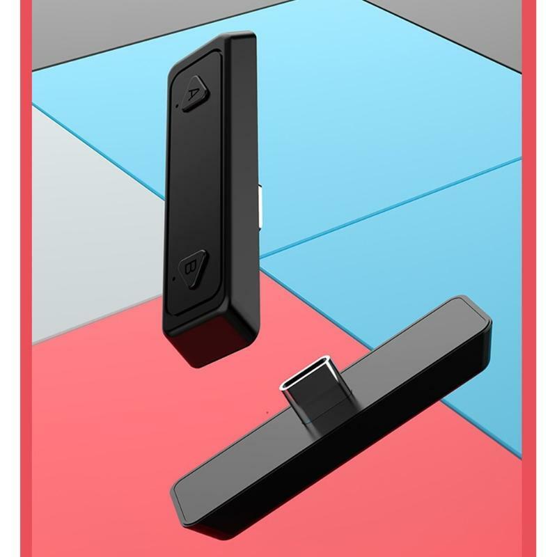 Wireless Audio Transmitter with Low Latency Converter Hifi Stero Sound Black