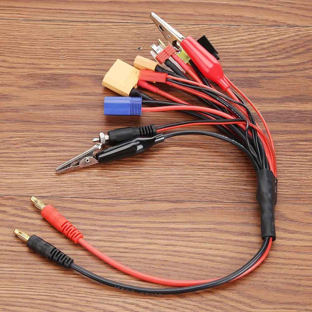 10 in 1 Lipo Battery Charger Multi Charging Plug Convert Cable for RC Car