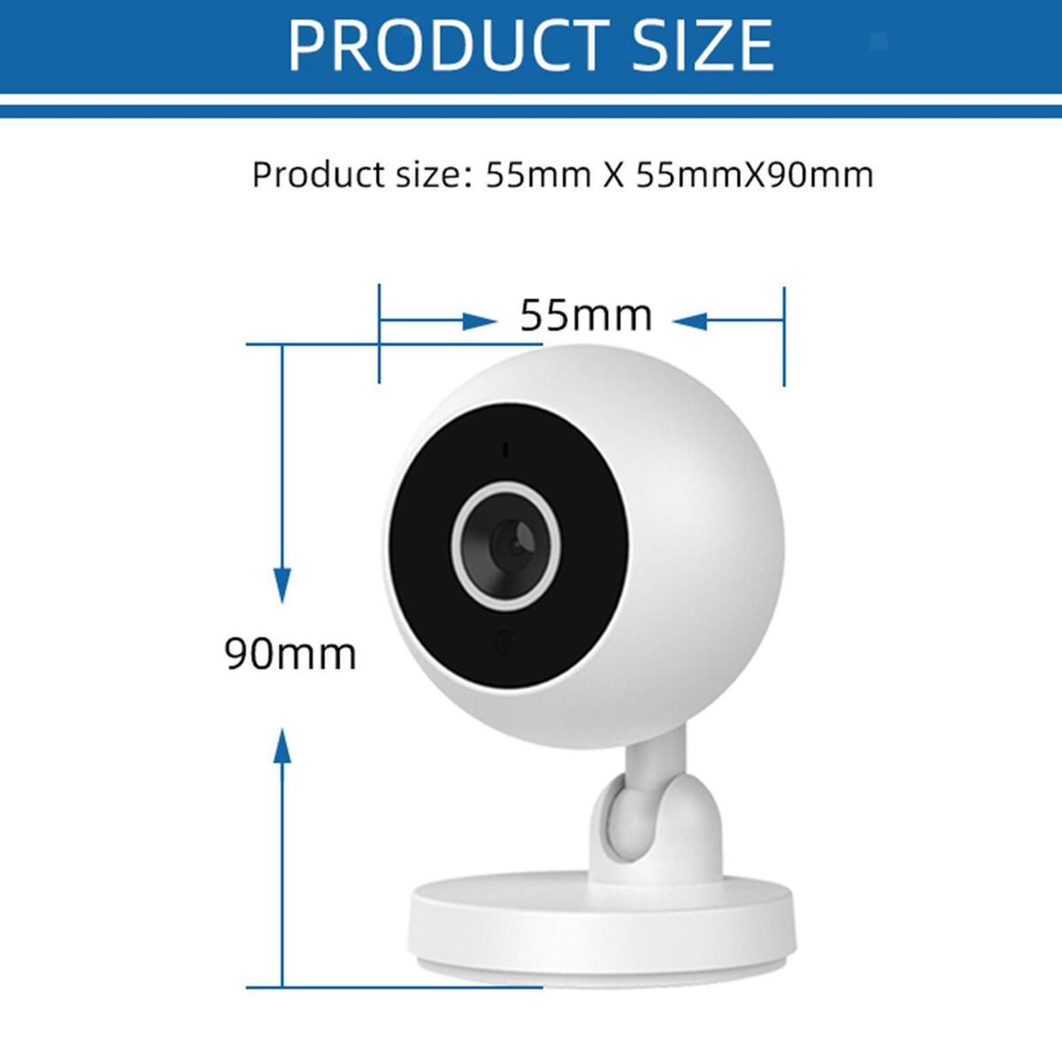 Home Indoor  WiFi Baby Monitor Compact Two Way Audio Wireless