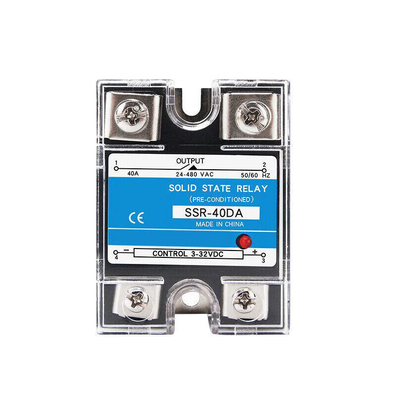 SSR-40A Solid State Relay for Temperature Controller Automatic Control System Li