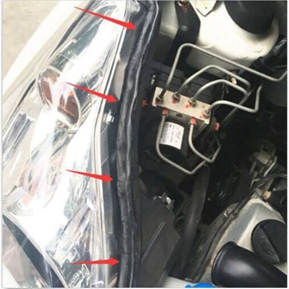 Black Truck Door Butyl Rubber Sealant Glue Car Reseal Strip LED Headlight Glue