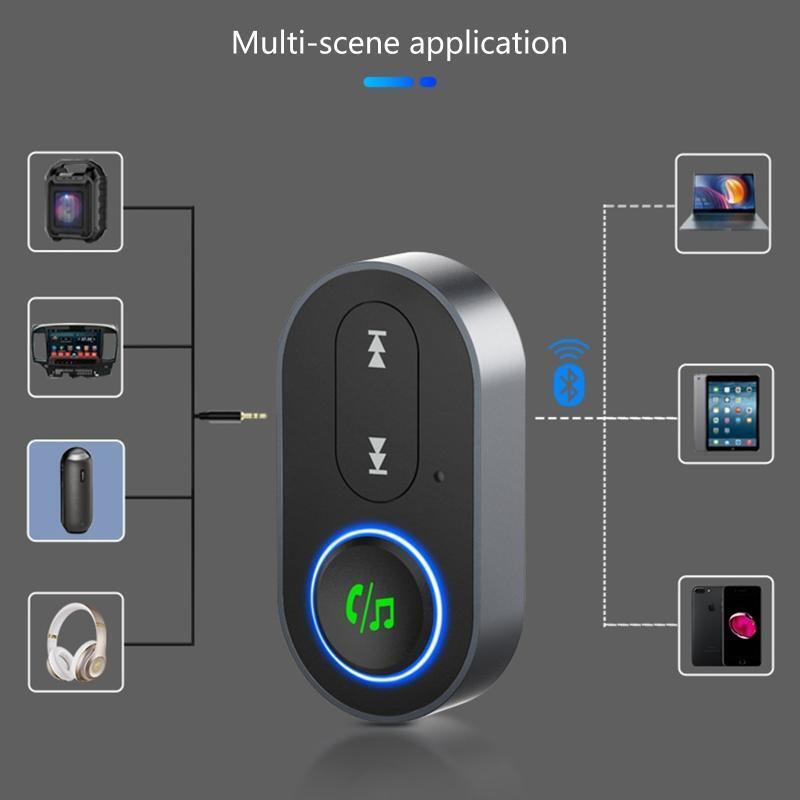 FM Transmitter Receiver Bluetooth-5.0 Radio USB Handsfree Car Wireless Aux Audio