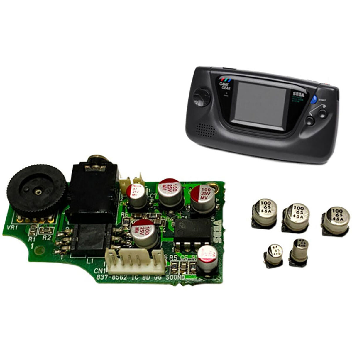 5PCS/Set Solid Capacitors Replacement for Sega Game Gear Audio Board Accessories