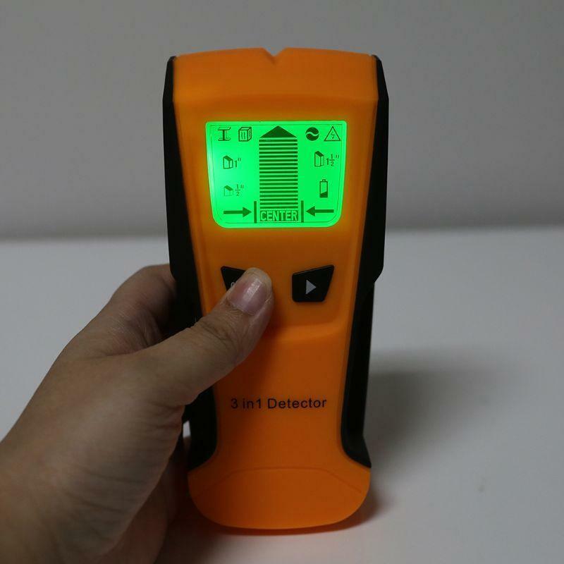 Yellow TH210 Wall Thickness Gauge Without Battery Backlight Stud Metal AC Wire