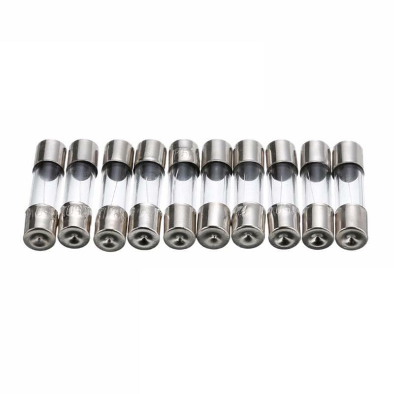 Electrical Spare Parts Ceramic Glass Fuses 5x20mm Tube 0.1A-30A 360 Quantities