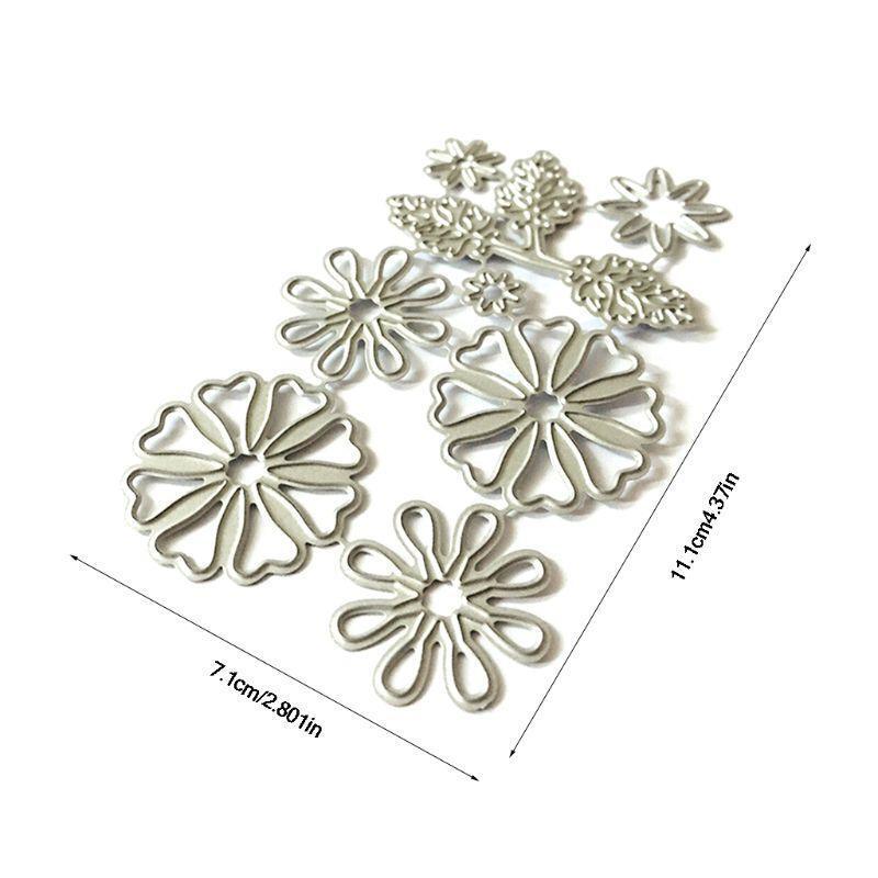 Tree Leaf Flowers Metal Cutting Dies Stencil Scrapbooking DIY Album Stamp Paper