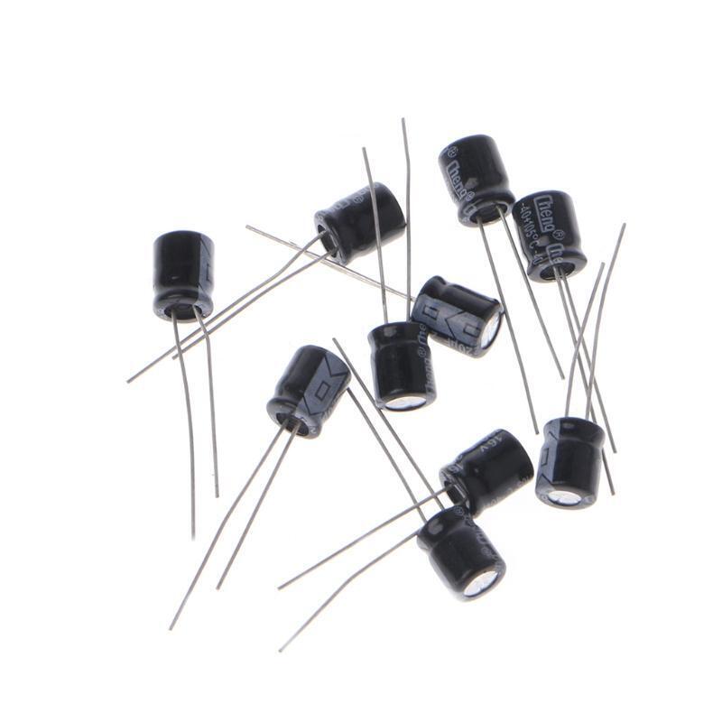 Electronic Components Kit LED Diodes 30 Values Resistors Electrolytic Capacitor