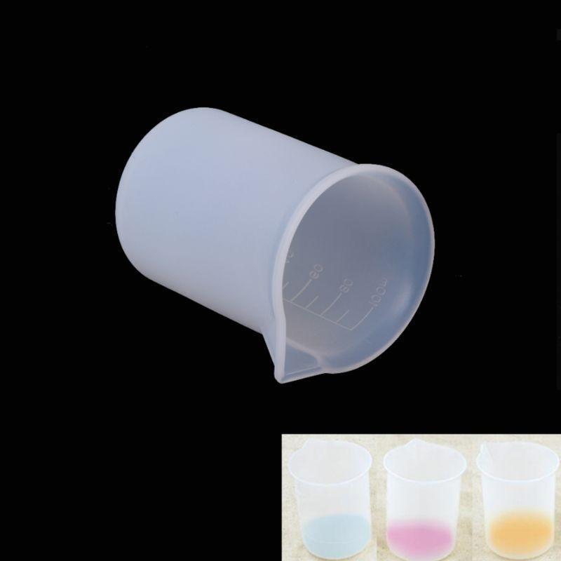 Flexible Silicone Measuring Cups for Mixing DIY Jewelry Making Distribution Tool