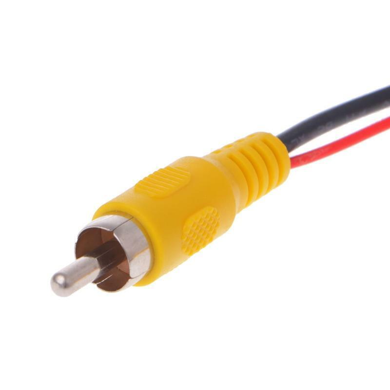 RCA Male To Male AUX Audio Video AV Cable For Car Rear Camera DVD CD Player TV